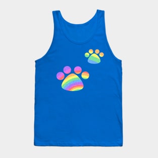 Rainbow Paws Tank Top